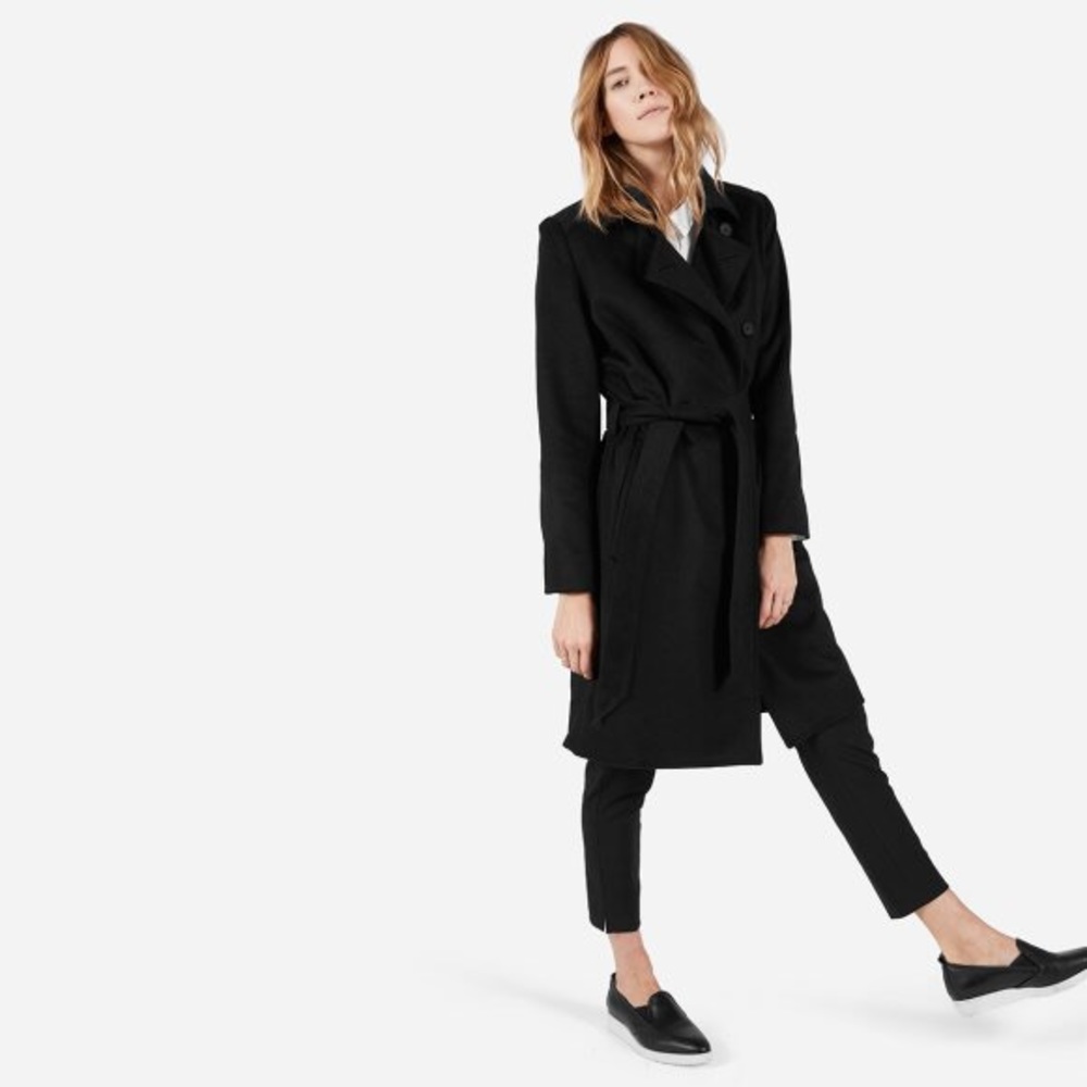 Everlane Wool Trench Coat